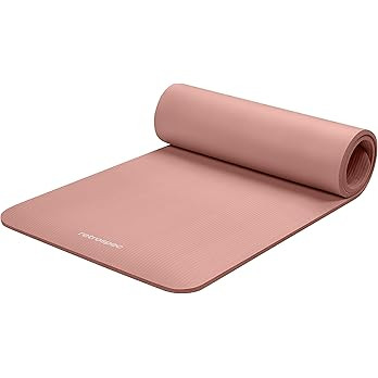 Retrospec Retrospec Solana Yoga Mat 1/2" Thick w/ Nylon Strap for Men & Women - Non Slip Excercis... | Amazon (US)