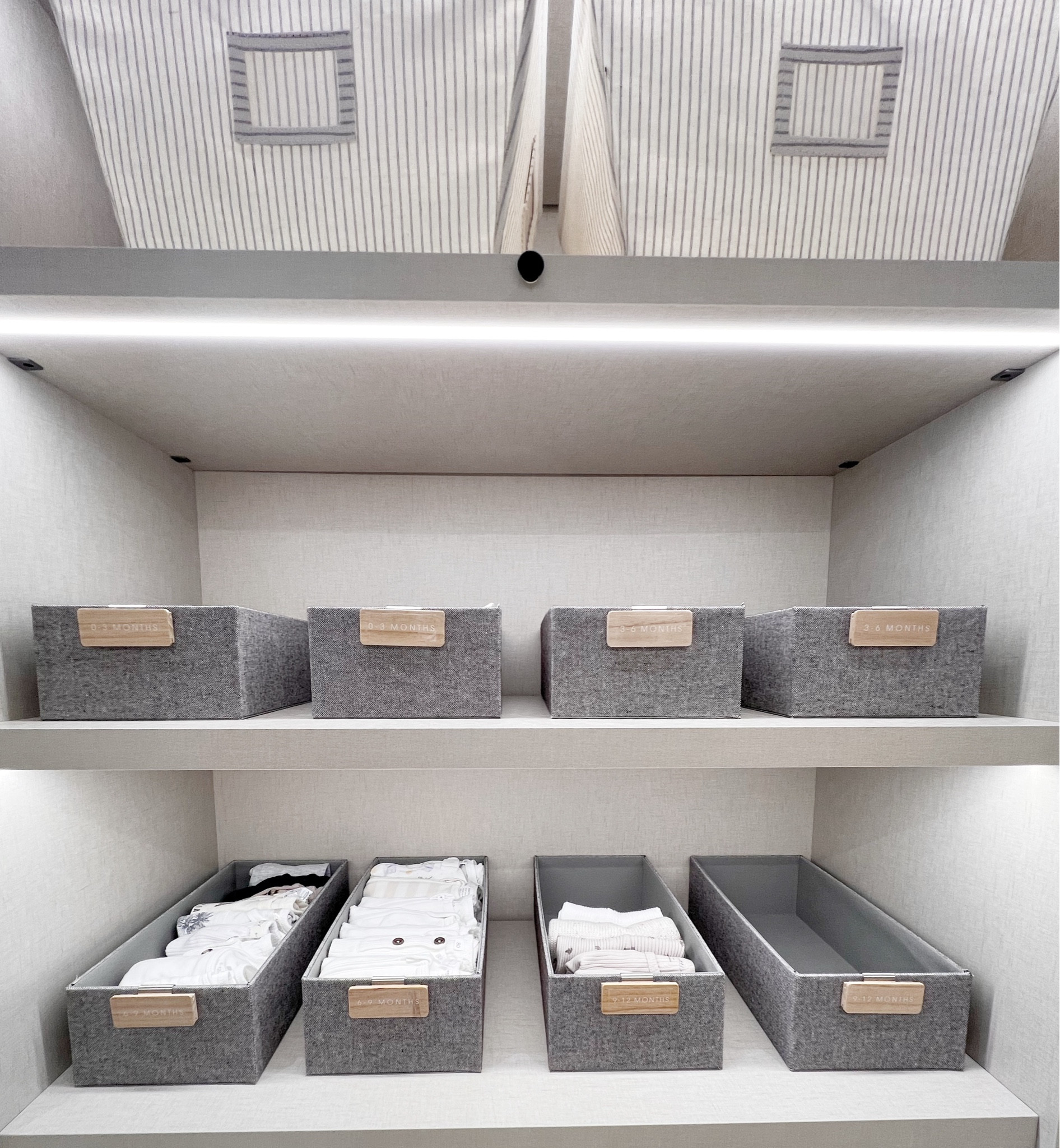 Everything in its place! Clothes neatly organized by size for easy access and a tidy nursery.

#LTKHome #LTKBaby #LTKBump