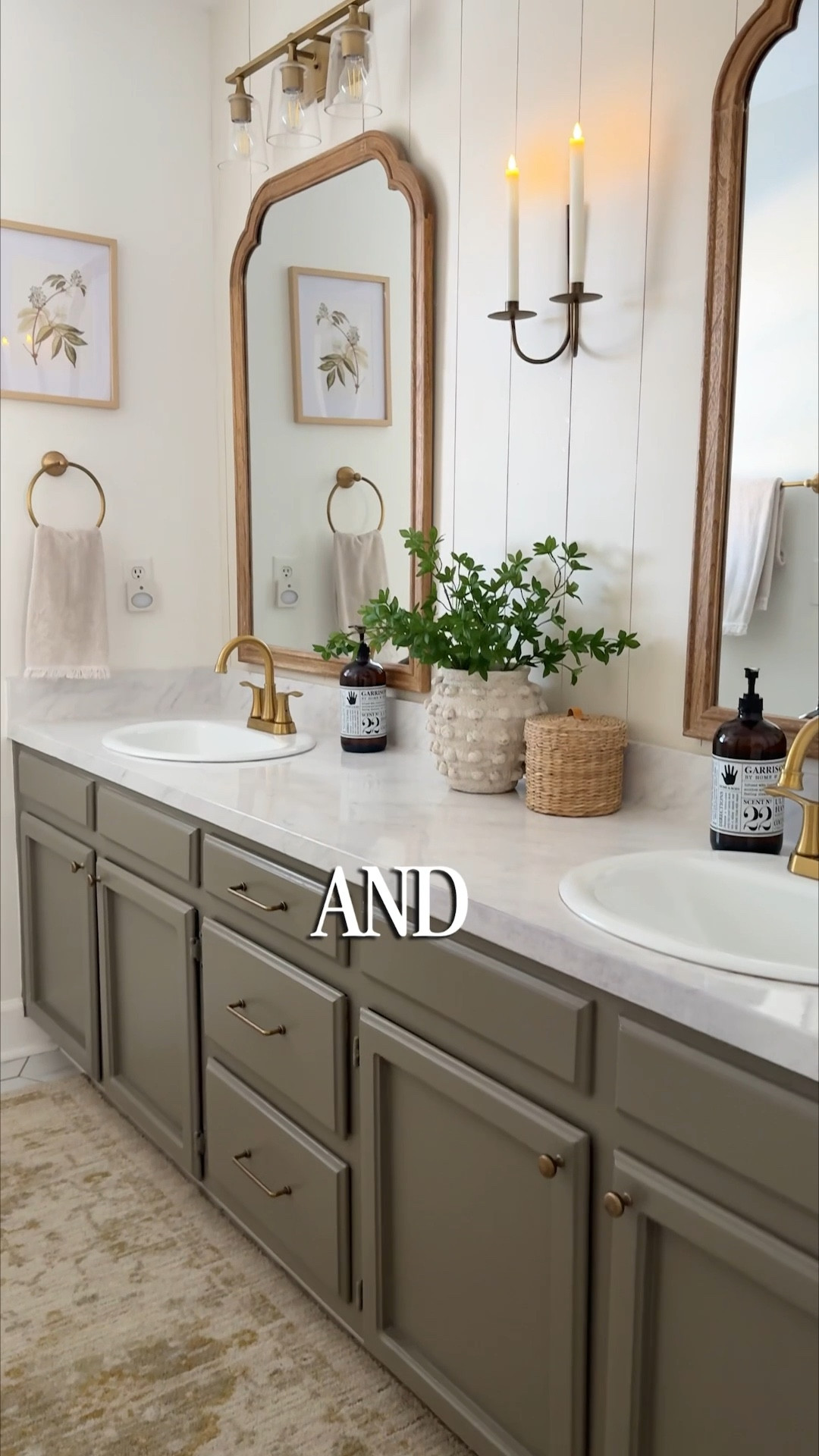 It’s BACK!!! The vanity color you ask about most 💚 is back! 

My most asked about item in my bathroom is my vanity color. It’s Castlemoss from @schnubitup and it has been out of stock- but it’s back! The paint from @schnubitup is so good! It’s a primer, paint and sealer all in one, dries and cures quickly and comes in multiple beautiful options. Perfect for cabinets and furniture. 




Bathroom vanity, mossy green, painted vanity, cottage bathroom inspo, bathroom decor, Schnub It Up paint, vertical shiplap, botanical art prints, candle sconce 
#bathroominspo #bathroomvanity #paintedvanity #cottagebathroom 

#LTKFindsUnder50 #LTKHome