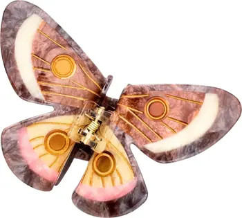 Hand Painted Emperor Silk Moth Claw Clip | Nordstrom