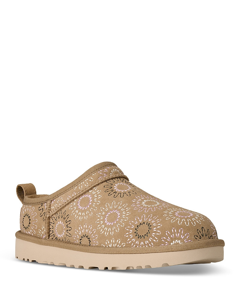 Ugg Women's Classic Sun Stitch Suede Mini Boots | Bloomingdale's (US)