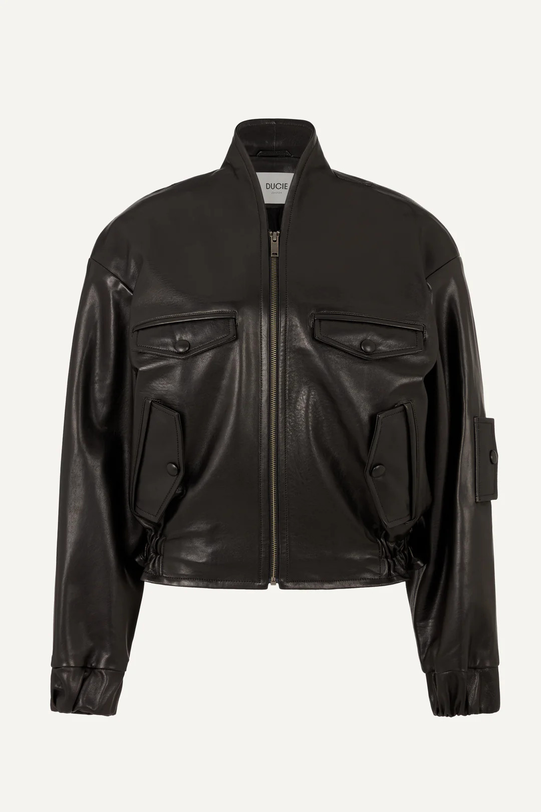 Frankie Leather Bomber | DUCIE