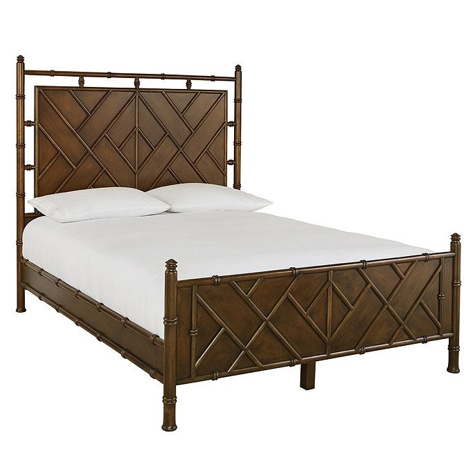 Cape Town Chippendale Wood Bed | Ballard Designs, Inc.