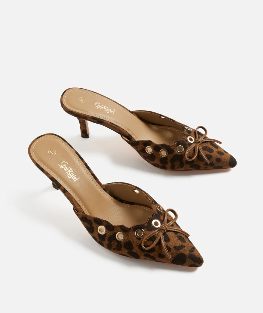 NINA HEEL - LEOPARD | Sportsgirl