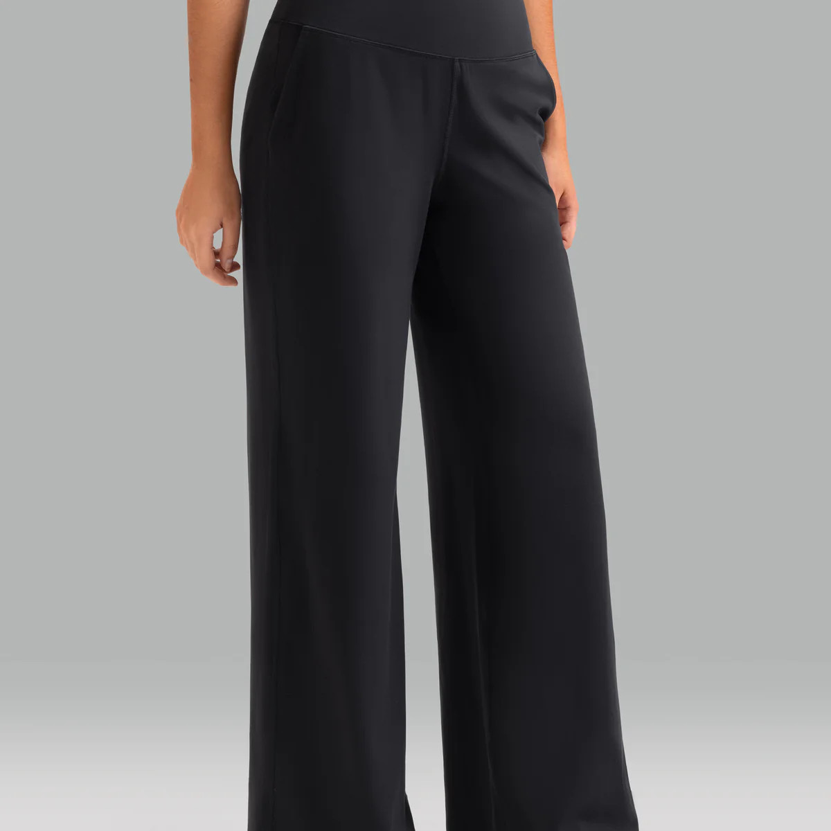 Dreamlux Wide Leg High Waisted Ultra Soft 27.5" Daily Pant - Petite | Colorfulkoala