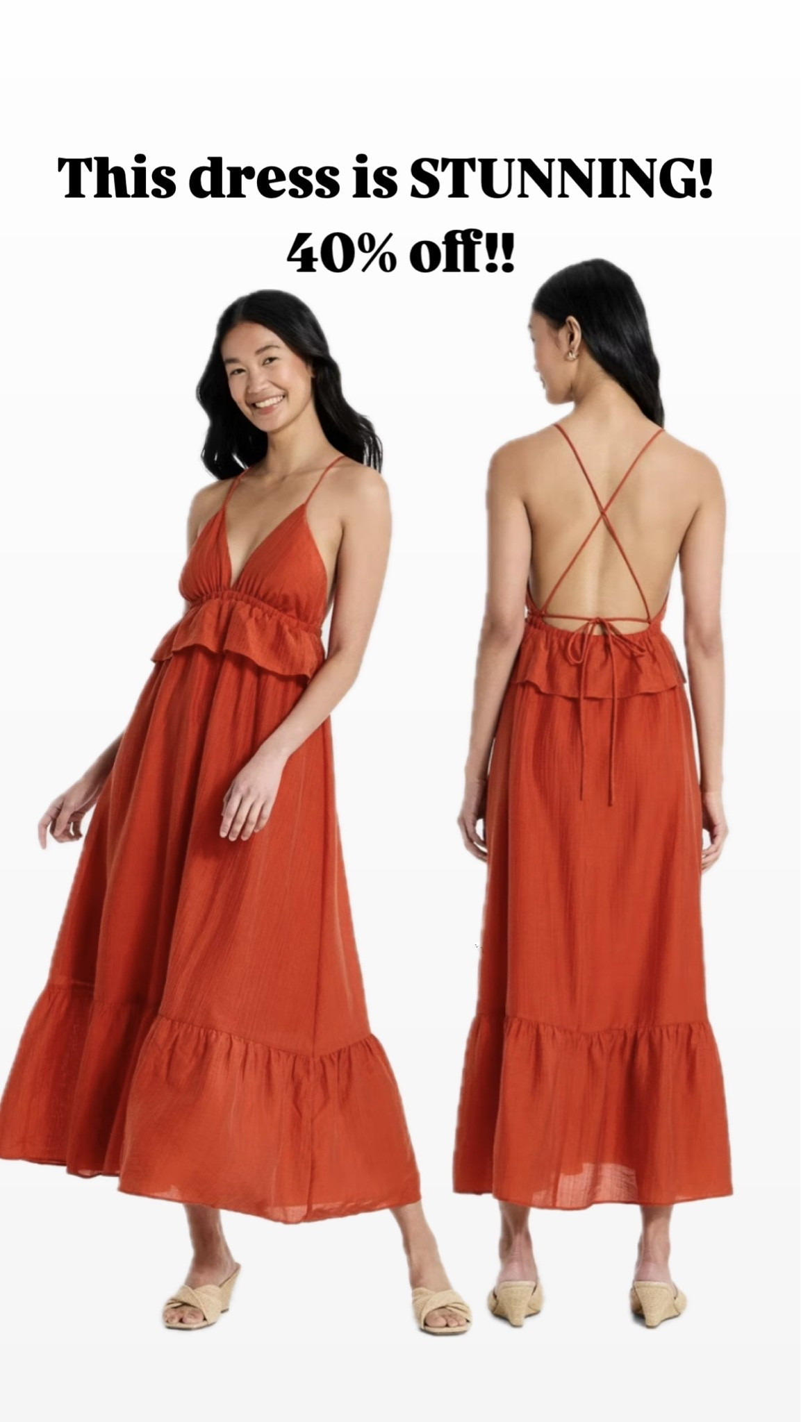 This gorgeous dress is currently 40% off! Perfect for vacation, summer wedding guest, or a date night!

#LTKootd #LTKSaleAlert #LTKOver40