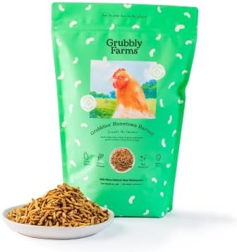 Grubblies - Healthier Than Mealworms for Chickens - Chicken Treats, Chicken Feed Supplement with ... | Amazon (US)