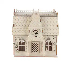 6" DIY Village Haunted House LED Wood Décor by Make Market® | Michaels | Michaels Stores