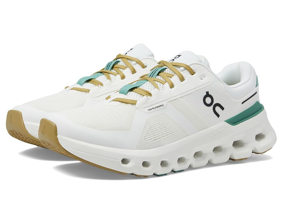 On Women's Cloudrunner 2 (Undyed/Green) Women's Shoes | Zappos