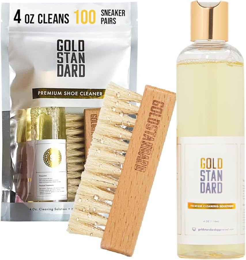 Gold Standard Premium Shoe Cleaning Kit - Sneaker Cleaning Kit for Tennis, Leather, Canvas White ... | Amazon (US)