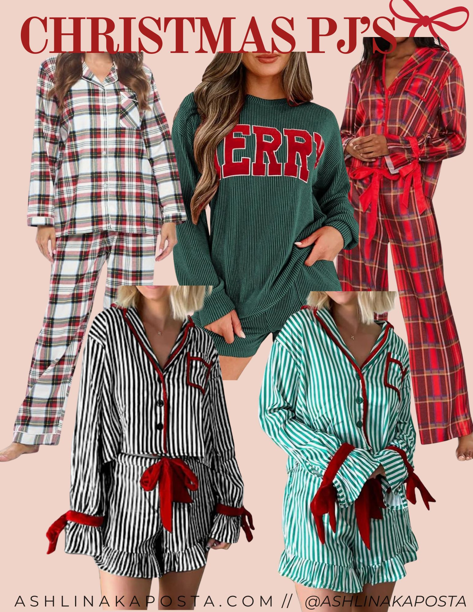 The Cutest Christmas Pj's you ever did see, on Amazon!  

 #LTKHoliday #LTKmomlife #LTKHome