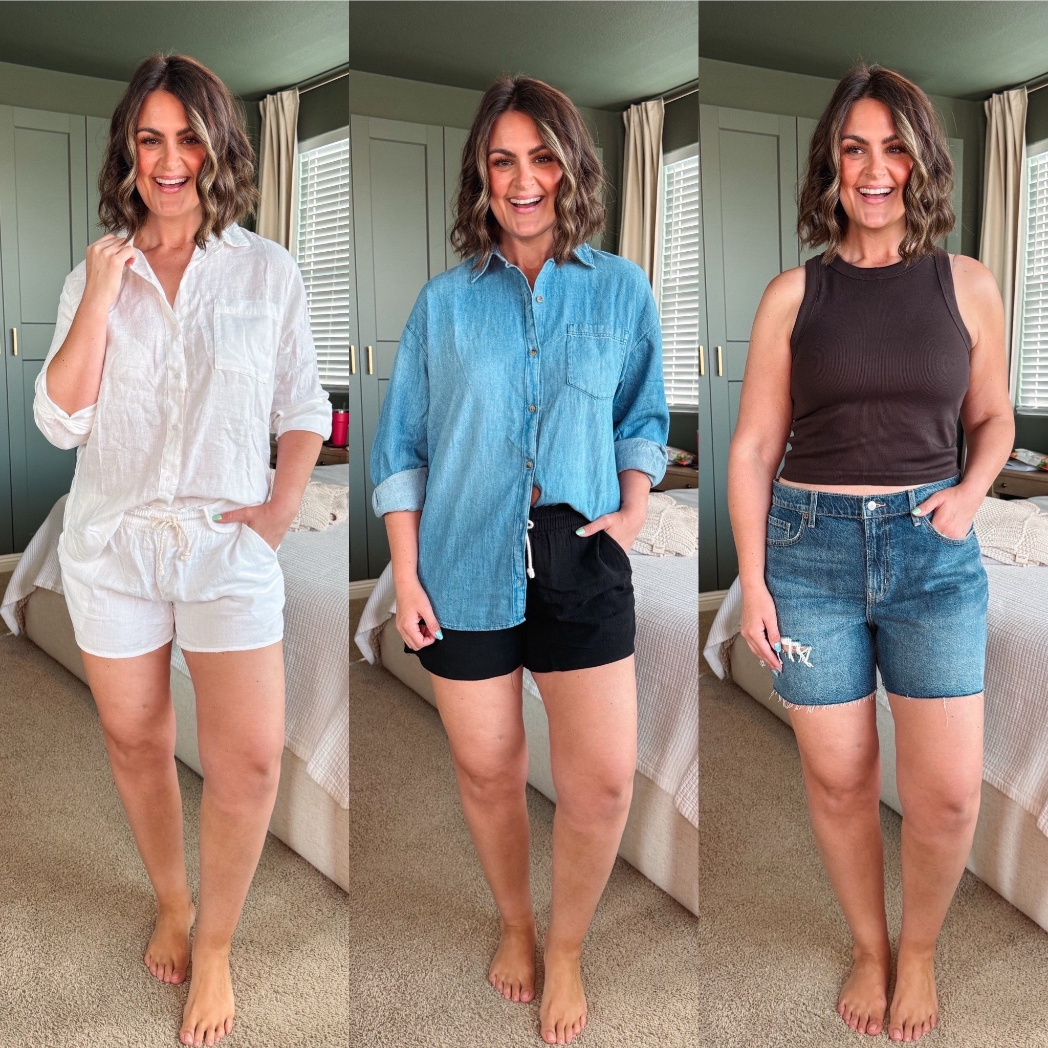 Old navy spring try-on

Coral dress, large - need medium
Black dress, medium (size down)
Brown dress, large
White & black gauze shorts, large
White line button down, medium 
Chambray button down , medium
Tank, large
Denim shirts, 14 (size up 1)
White linen pants (full length & cropped), both large
Swimsuit, large for both pieces
Hat, L/XL
Cover up wrap, L/xl
Sandals, true size 10 (don’t size down)
Black strapless dress, medium 
Striped dress, medium 

Size 12, midsize, casual style, spring outfits, vacation outfits, work dress, resort wear, swimwear


#LTKSeasonal #LTKootd #LTKMidsize