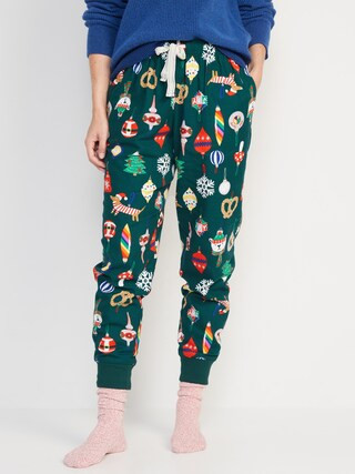 Printed Flannel Jogger Pajama Pants for Women | Old Navy (US)