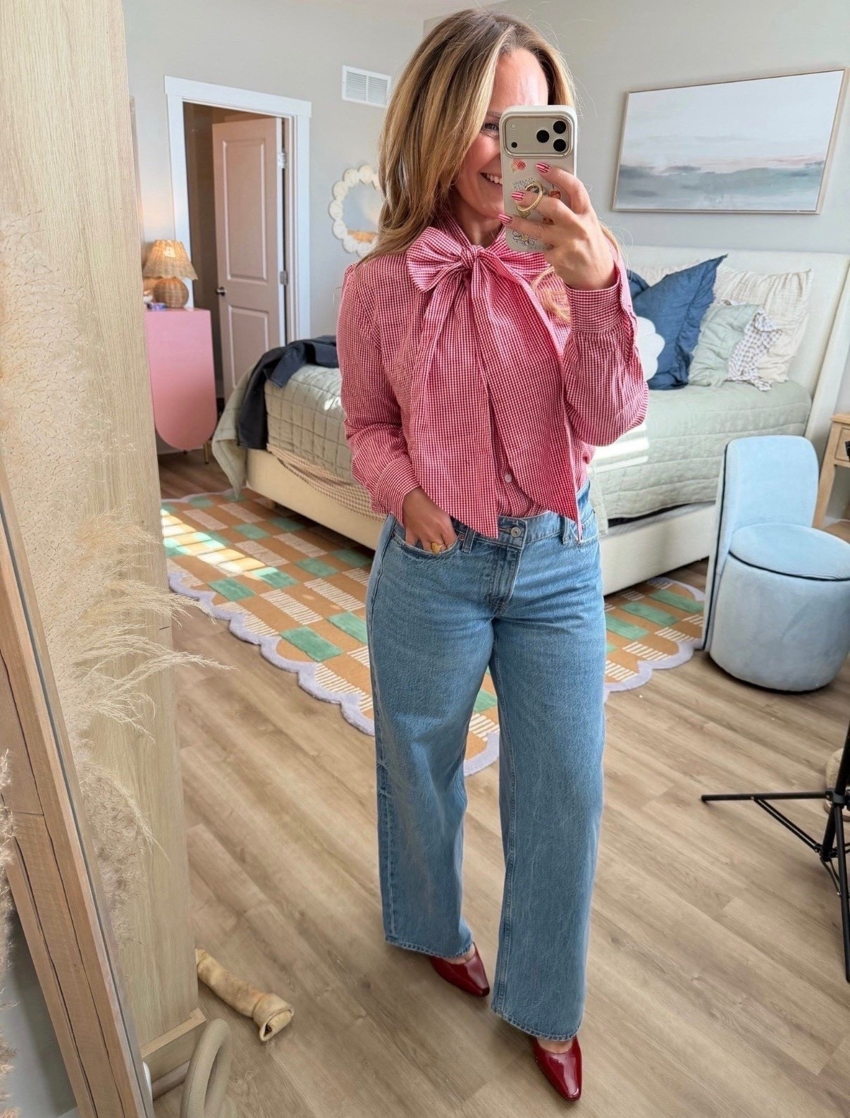 Finally found jeans that fit thighs and a booty without gapping at the waist.
Flattering, stretchy, and true to size—these are a staple.

women’s denim, jeans, trendy outfit, festive holiday outfit, petite friendly, women’s fashion, chic stylee

#LTKSeasonal #LTKPetite #LTKootd