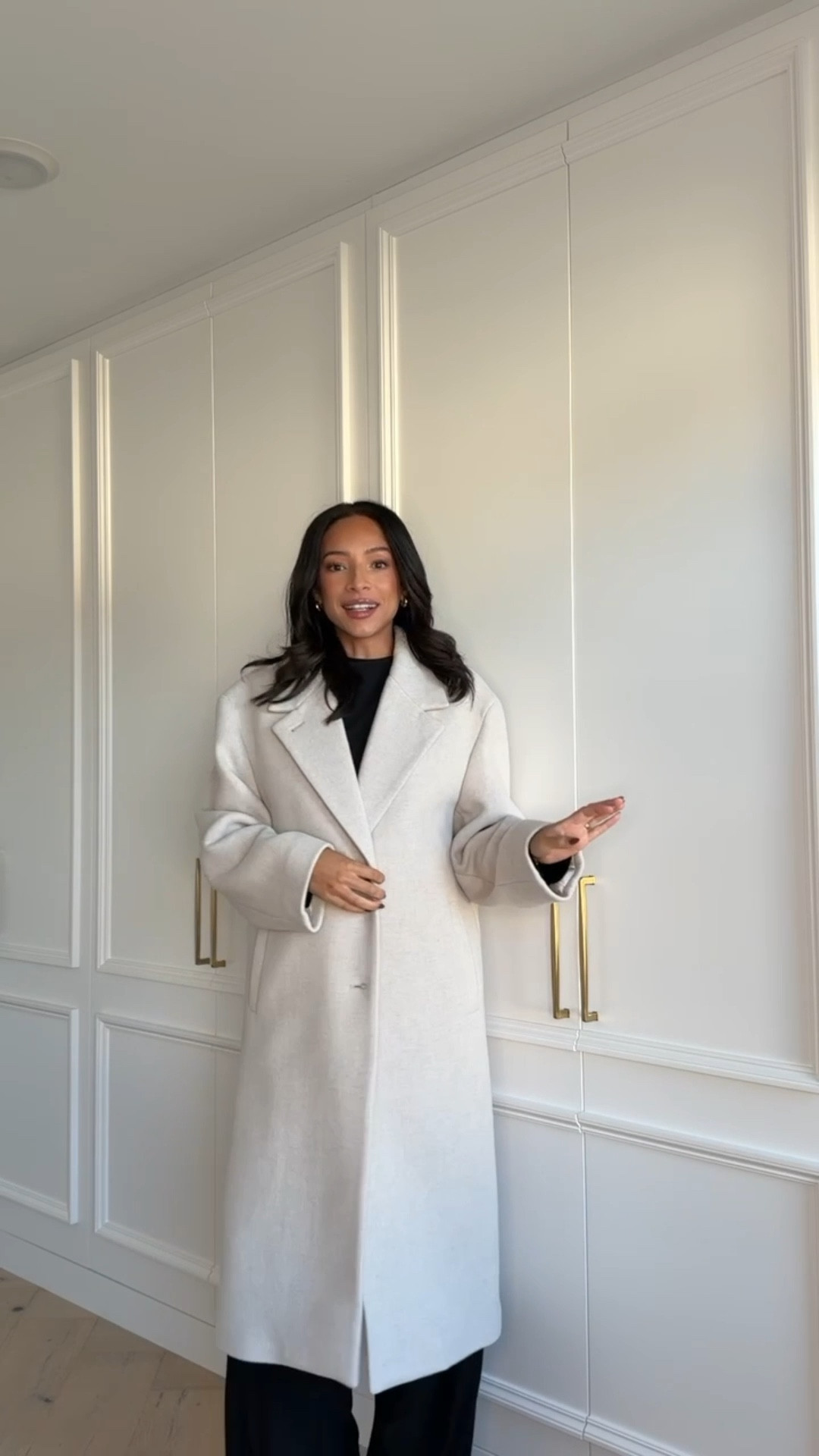 Work outfit! Wearing size S long sleeve top, size M wide leg pants and size M wool & cashmere coat 


Fall outfit 
Fall coat 
Fall fashion
Causal outfit 
Workwear 
Office outfit 

#LTKSeasonal #LTKWorkwear #LTKStyleTip