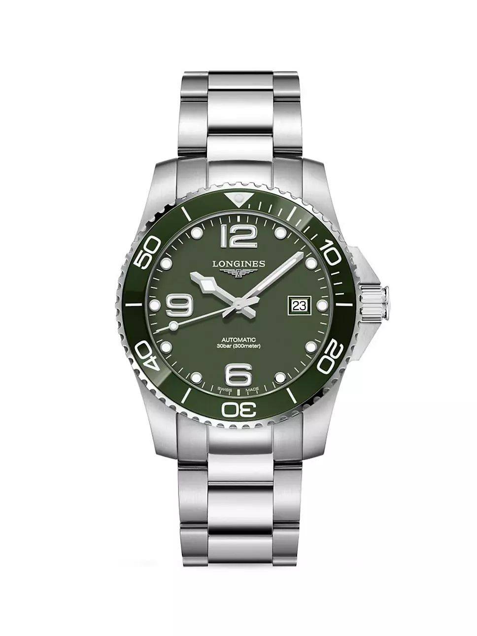 Longines HydroConquest Stainless Steel Bracelet Watch | Saks Fifth Avenue