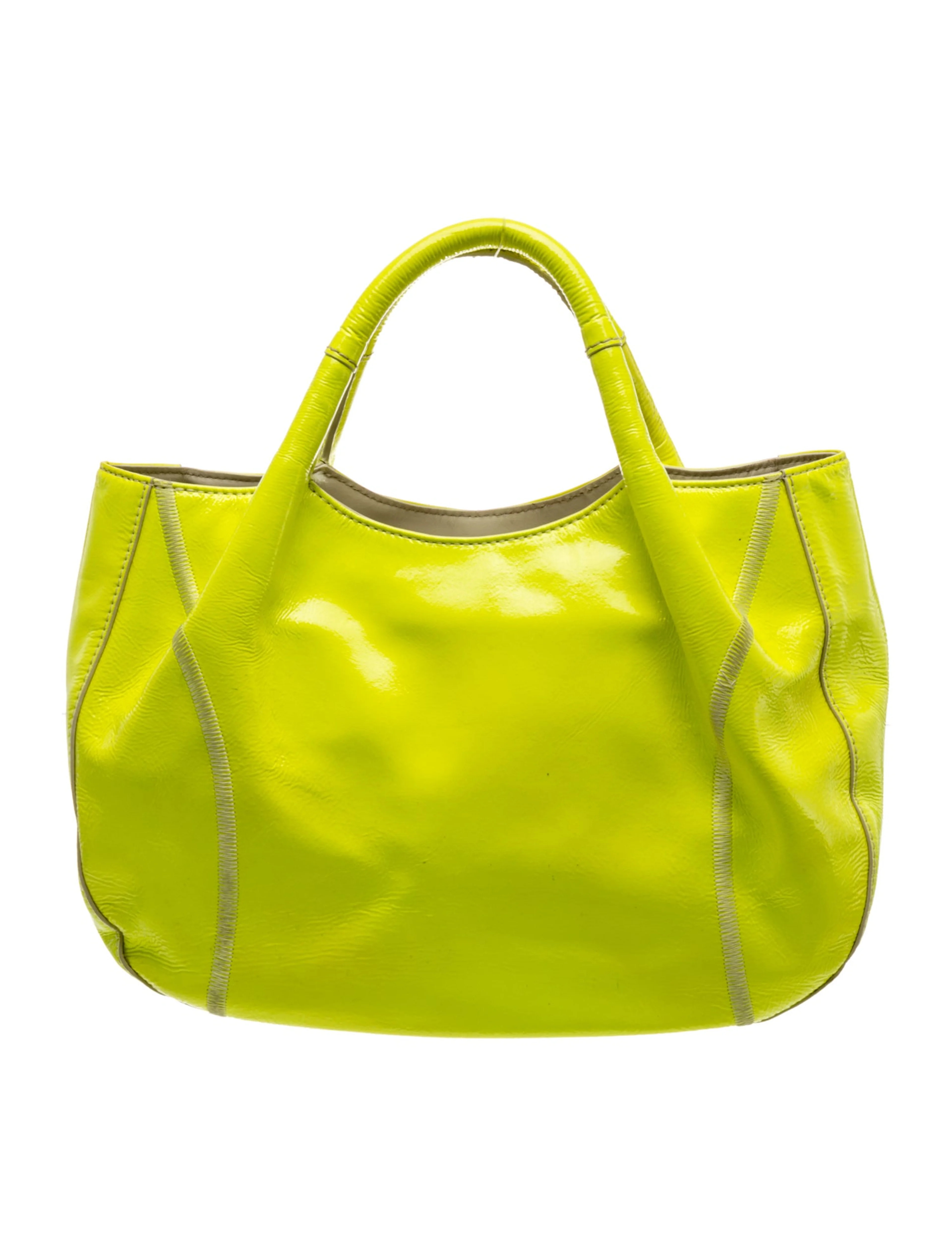 Patent Leather Top Handle Bag | The RealReal
