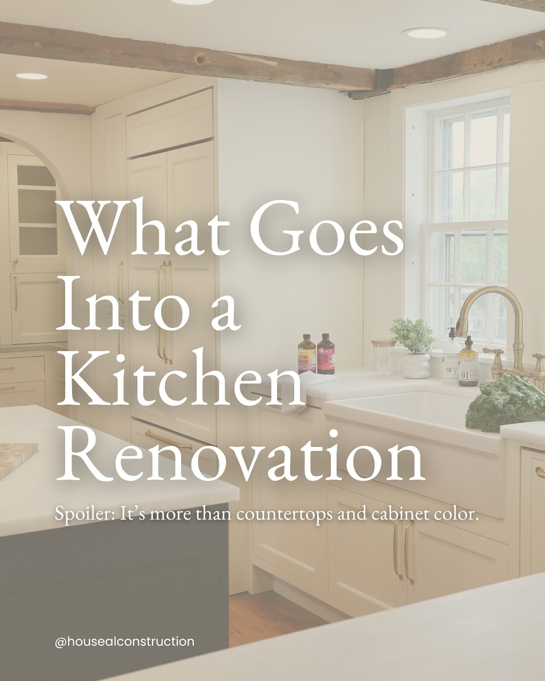 Planning a kitchen? The truth is, there’s a lot more to it than picking a countertop and a cabinet color.

From appliances and lighting to plumbing fixtures, hardware, finishes, and layout ..every decision plays a role in how your kitchen looks, feels, and functions. And if you’ve ever felt overwhelmed trying to keep track of it all, you’re not alone.

This is where intentional design makes all the difference.

We guide our clients through every selection step by step, so nothing gets overlooked and everything works together. The result is a kitchen that feels beautiful and practical, because it was designed with purpose from the start.

Fall project availability is limited.

If you want your kitchen done before the end of the year, now is the time to start planning. Book a design service today and let’s build a space that works for you.

#KitchenRenovation #RealHomeDesign #DesignBuildMom #FunctionalDesignFirst #ThoughtfulRenovation #WitchyBeigeStyle #InteriorDesignSupport #ClientExperience #NewHampshireHomes