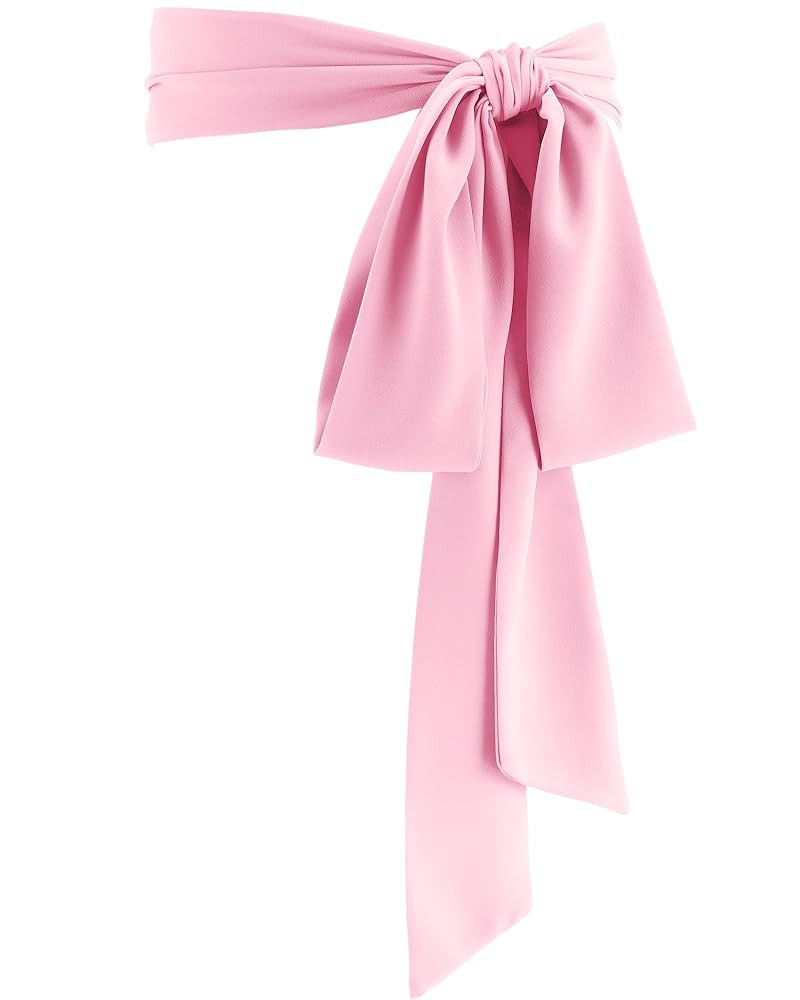 Women Chiffon Sash Belt Dress Sash Waist Bridal Wedding Belt 50s Accessories 3'' Wide | Amazon (US)