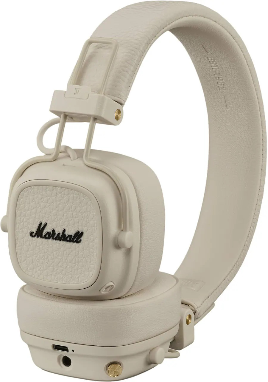 Marshall - Major V Wireless On-Ear Bluetooth Headphones - Cream | Best Buy U.S.