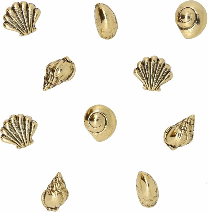 Seashell Pushpins - Gold Finish | Amazon (US)