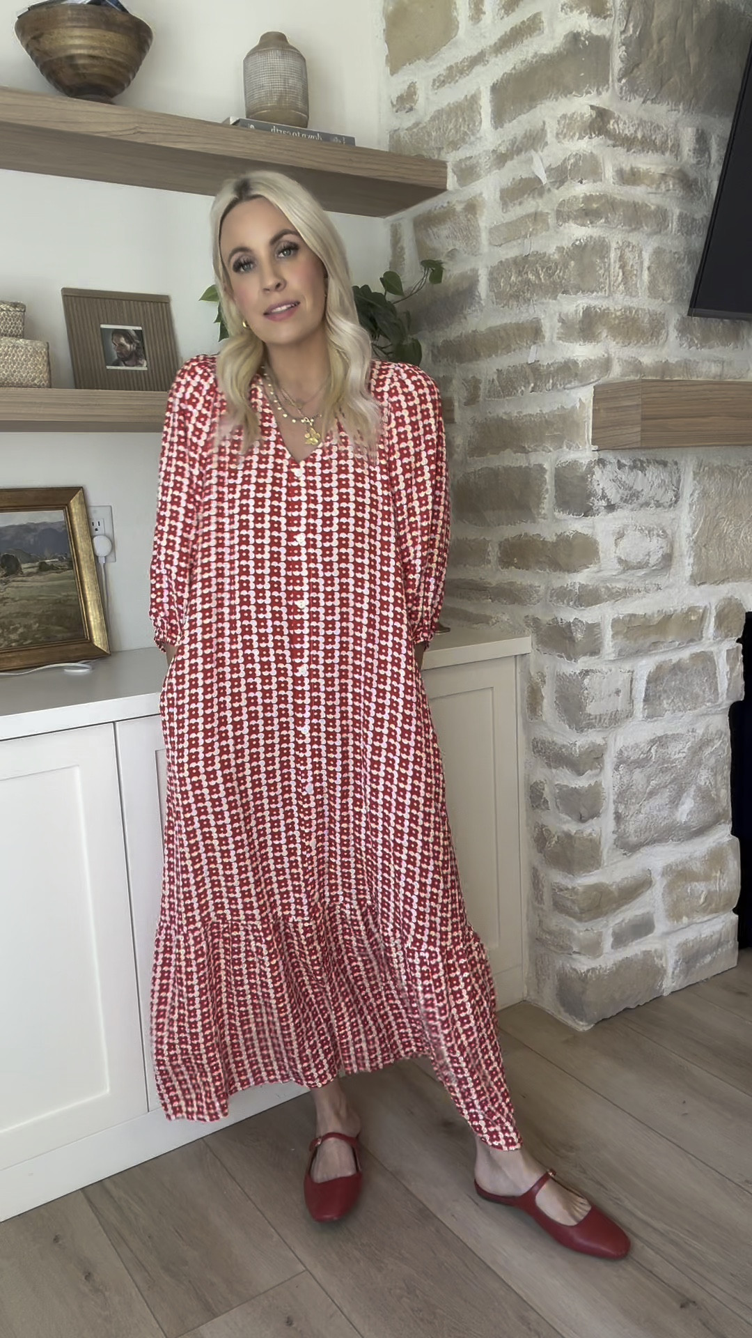 Love the red color on this one! Perfect for Valentine’s Day, but can be worn into spring and summer as well! Wearing a size medium! 

#LTKFindsUnder50 #LTKFindsUnder100 #LTKStyleTip