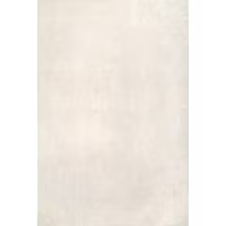 nuLOOM Loni Solid Machine Washable Shag White 6 ft. x 9 ft. Area Rug BIVD01A-609 - The Home Depot | The Home Depot