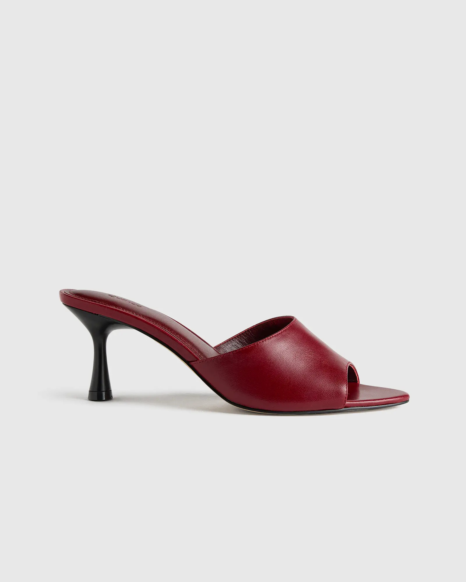 Italian Leather 65mm Stiletto Mule | Quince