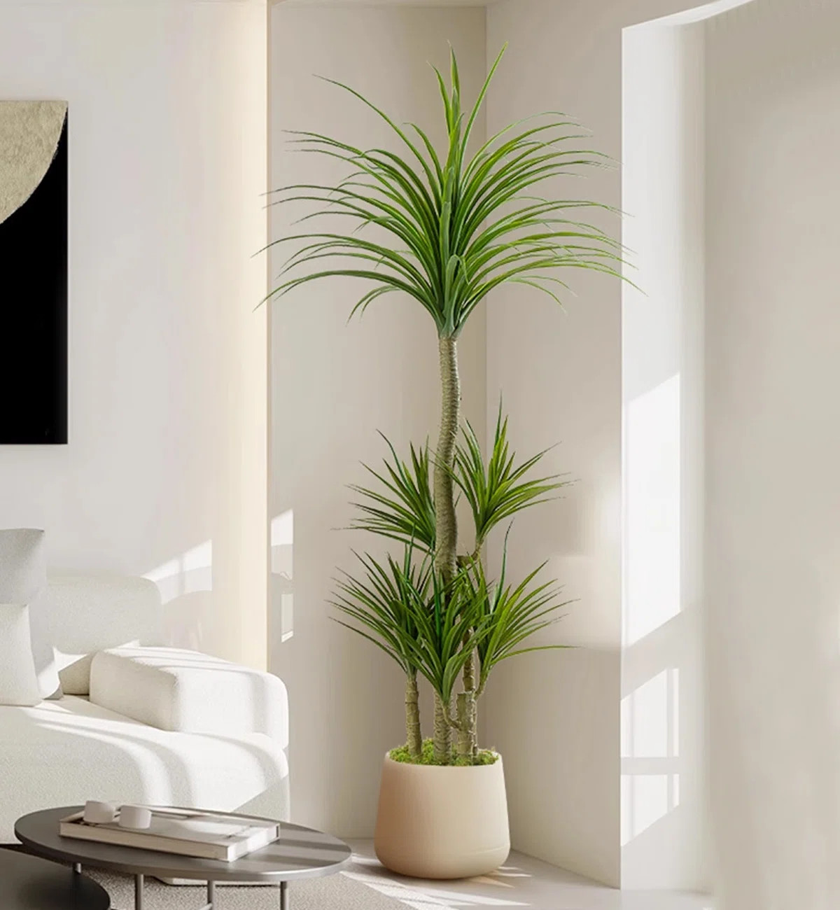 High-End Dragon's Blood Tree Bionic Green Plant | Wayfair North America