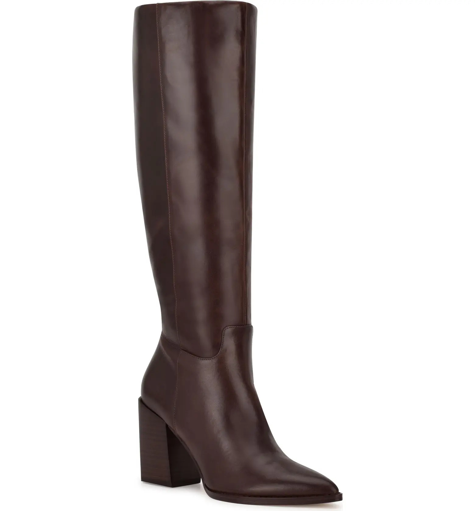 Nine West Brixe Knee High Leather Boot | Nordstrom | Nordstrom