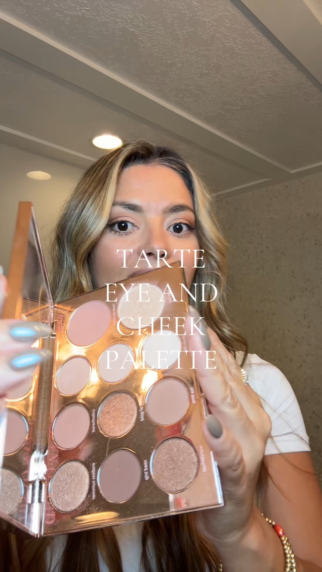 Tarte cosmetics, eyeshadow, and cheek palette collaboration with Aspyn Ovard. The perfect combination of shimmery and Matt shadows with a highlight and blush. The pallet is absolutely gorgeous.

#LTKBeauty #LTKFindsUnder50