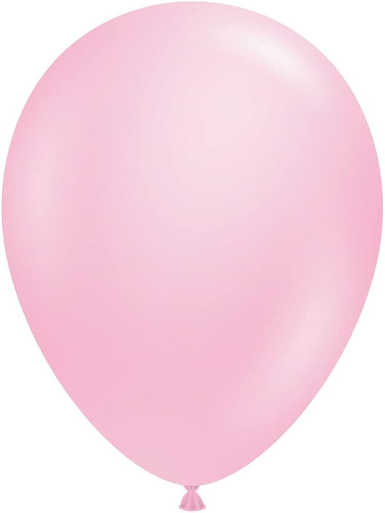 Tuf-Tex 17 Inch Baby Pink Jumbo Latex Balloons 50 per Pack | Amazon (US)