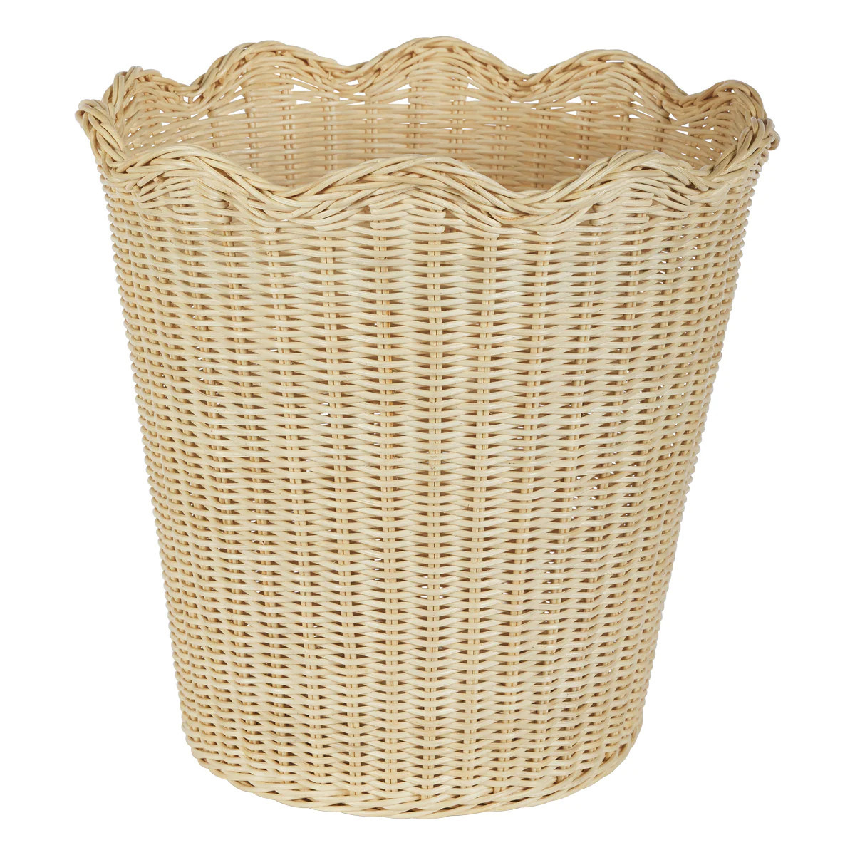 Wavy Wicker Basket | Amanda Lindroth