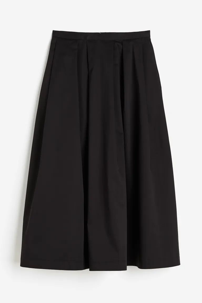 A-line Cotton Skirt | H&M (US + CA)