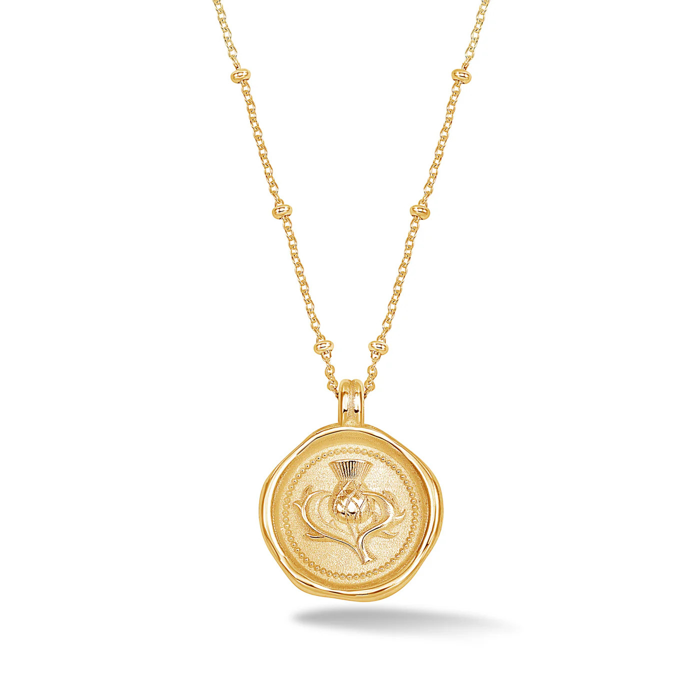 Thistle Talisman Necklace | Dower & Hall
