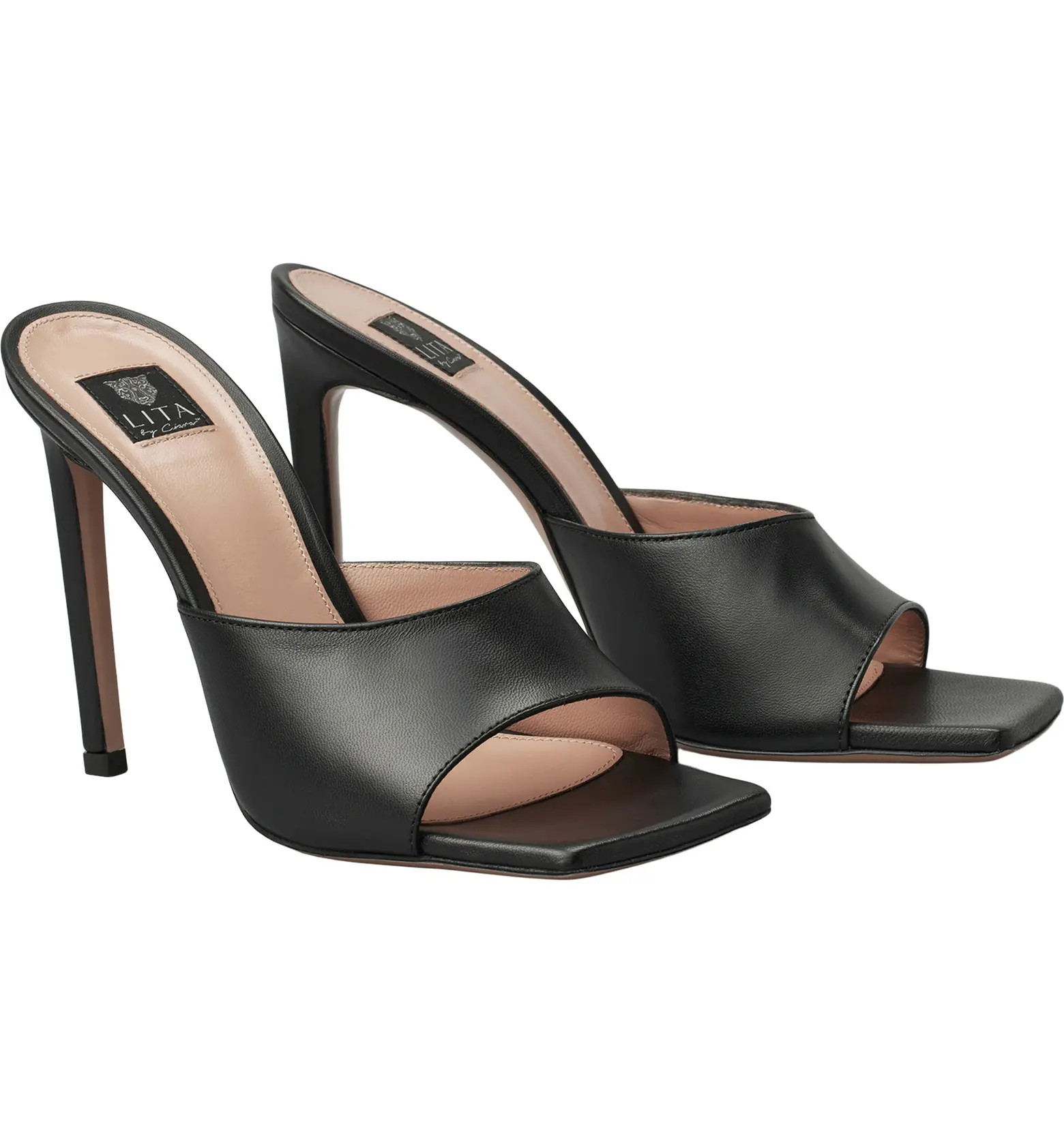 Solid Square Toe Slide Sandal | Nordstrom