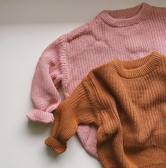 Childrens and baby knitted jumper | Etsy (US)