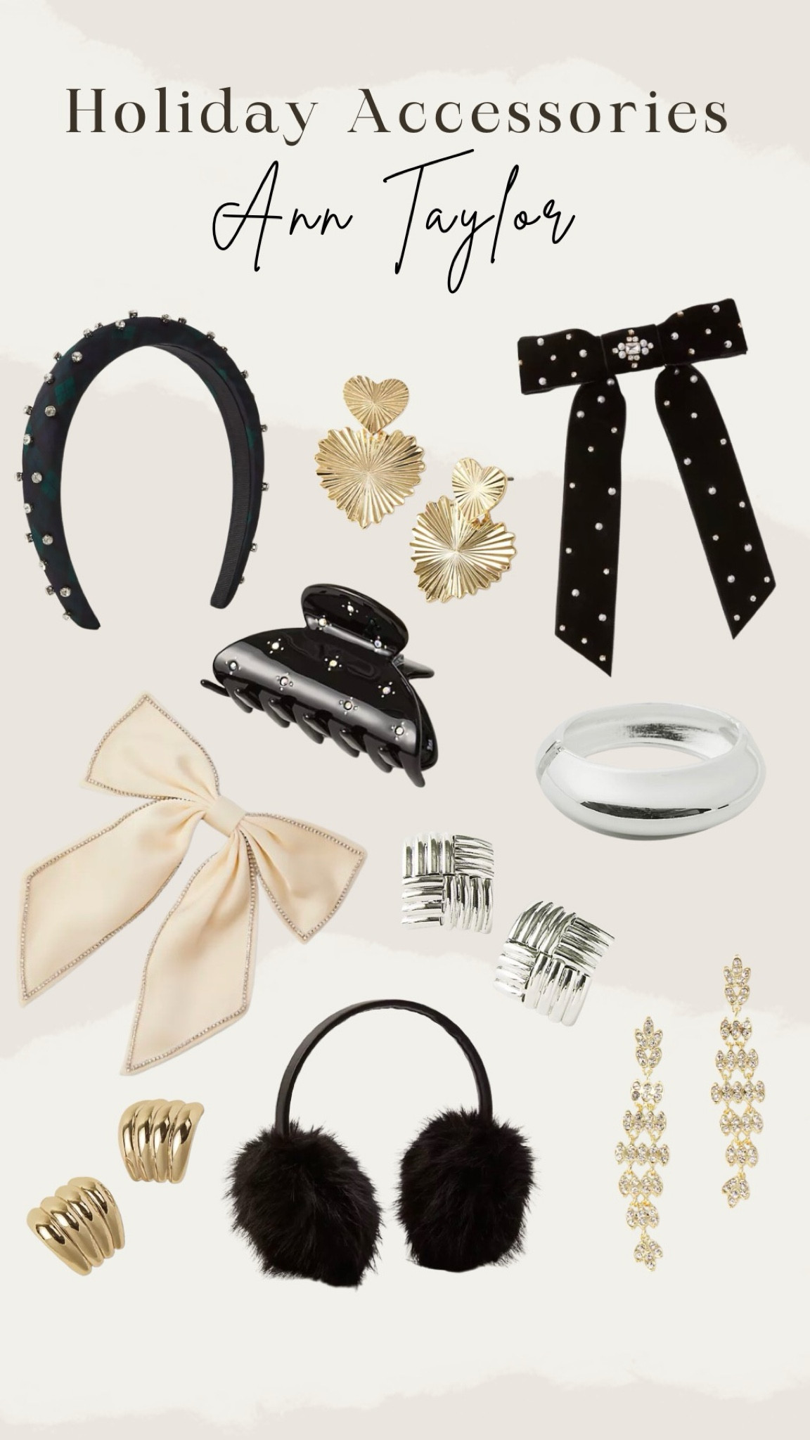 Holiday accessories!

Headband, bow, hair accessories, jewelry, silver, gold, bangle, clip, sparkly

#LTKFindsUnder50 #LTKHoliday