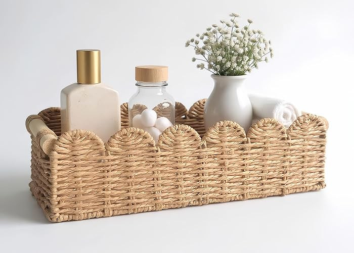 Toilet Paper Storage Basket for the Top of the Toilet Tank \u2013 A Decorative and Functional Org... | Amazon (US)