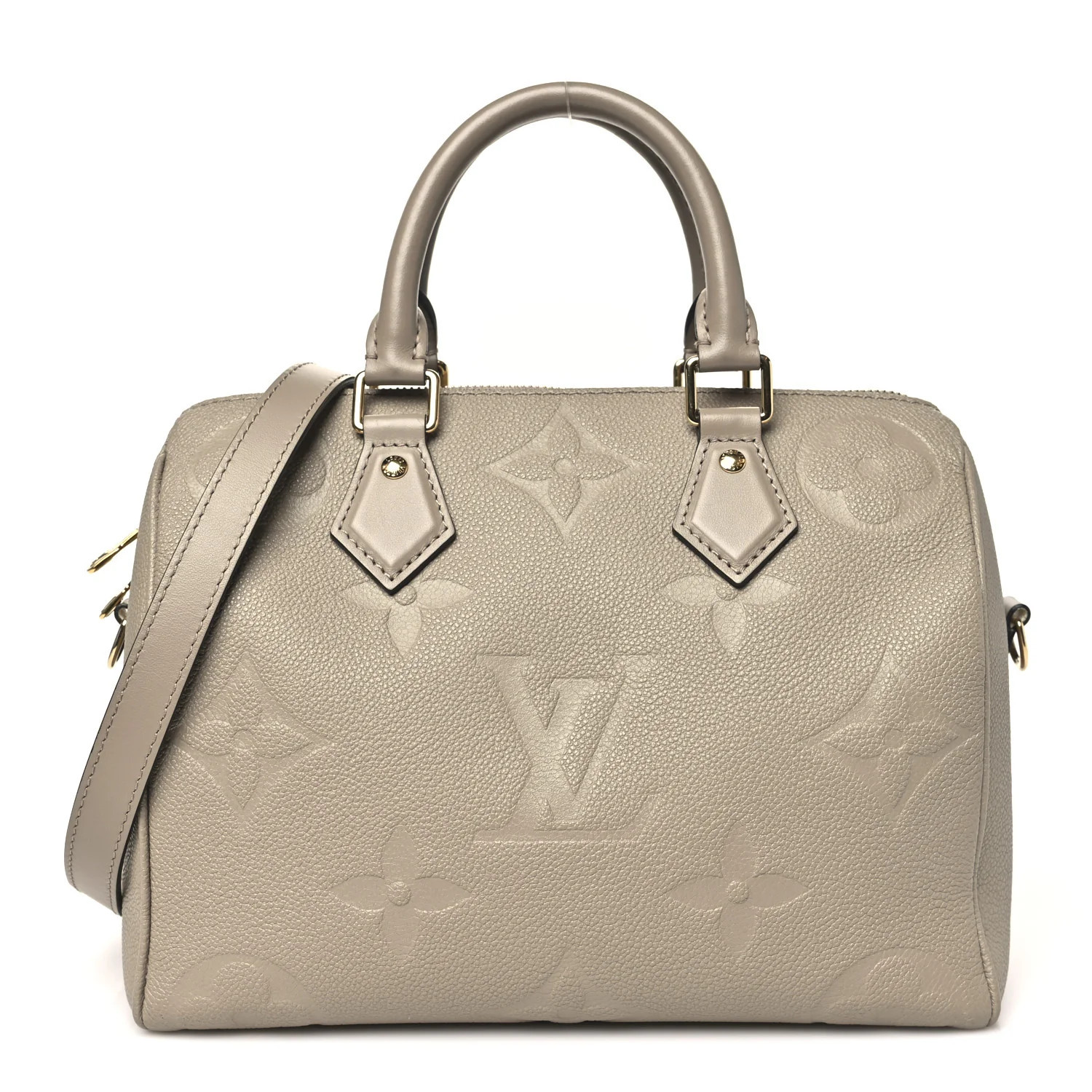 Louis Vuitton Empreinte Monogram Giant Speedy Bandouliere 25 Tourterelle | FASHIONPHILE (US)