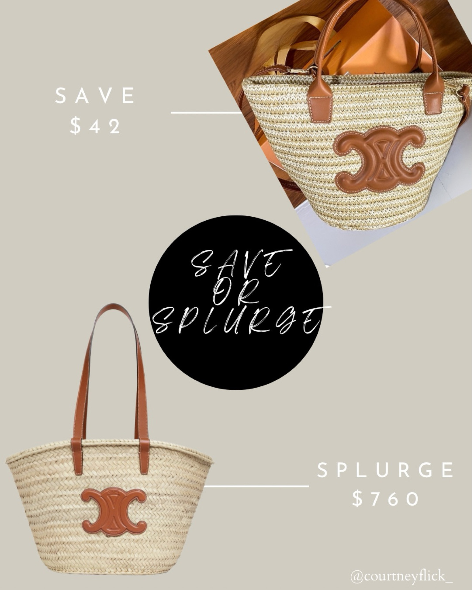 Celine look for less from Walmart!!! 

Travel, tote bag, beach bag, raffia bag, save vs splurge, look for less, designer dupe, Walmart week 

#LTKItBag #LTKSummerSales #LTKFindsUnder50