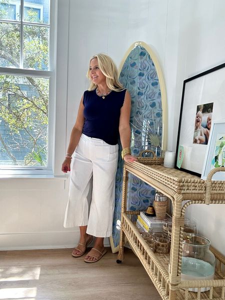 Perfect summer casual outfit. Top is a small - code FANCY15 for 15% off. Jeans are a small - code FANCYXSPANX for 10% off 

#LTKFindsUnder100 #LTKSeasonal #LTKStyleTip