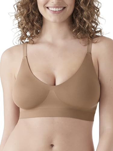 True & Co Women's Soft Form V Neck Adjustable Strap Bra, Bronzed, (X-Large) 38-40DD/DDD | Amazon (US)