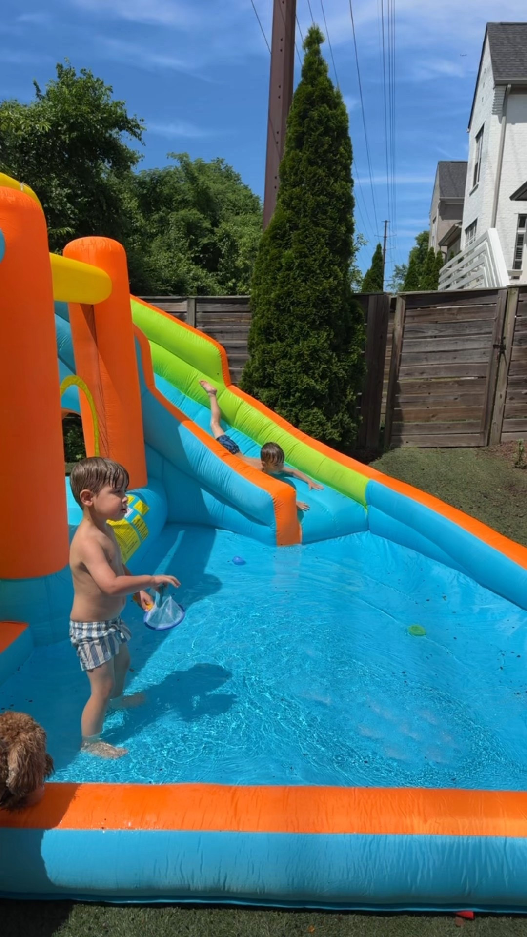 Best water bounce house!