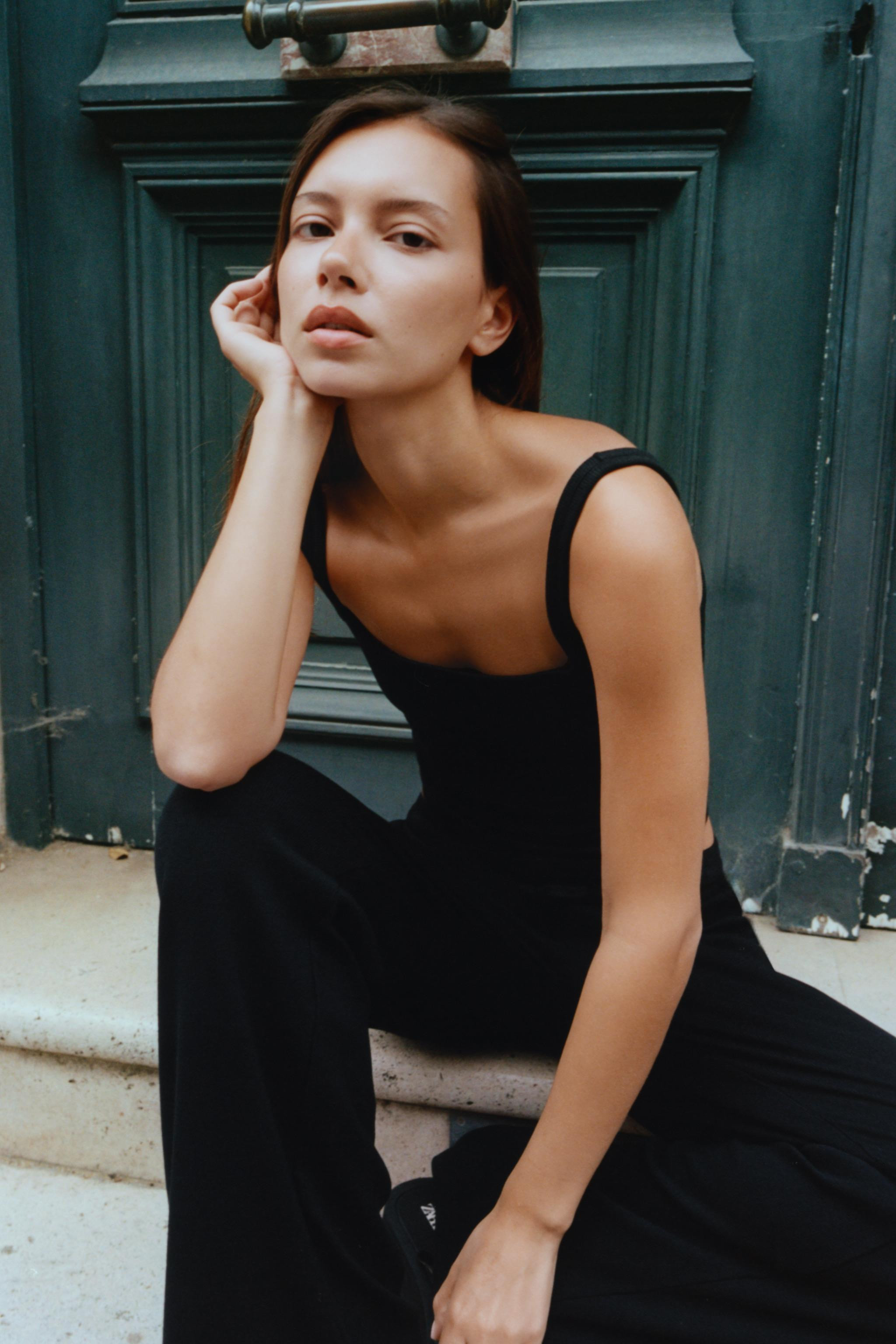 COTTON MODAL TANK TOP | Zara US