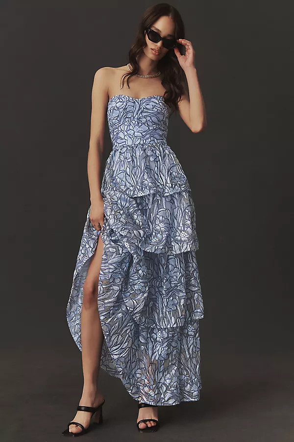 Dress The Population Aubriella Strapless Dress | Anthropologie (US)