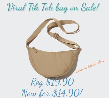 This functional and cute viral tiktok bag is on sale!🤗💕It’s already super affordable and it’s on sale furthermore til today only! 😉It’s super compact fits lots of your basics including an umbrella best of all it’s waterproof and comes in lots of colors. This bag goes out of stock so fast get yours today perfect for festival season, work or any activity you can think of🥰🥰🤗





#ltkfestival #ltkunder50 #ltkunder30 #ltktravel #ltkfit #ltkstyletip #ltkU #ltkworkwear #travelbag #neutralbag #travelbags #workbags #crossbodybag #ltkgiftguide #waterproofbag #bagsunder30

#LTKsalealert #LTKitbag #LTKtravel