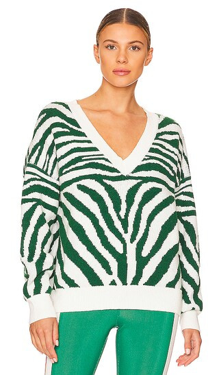 Joey Sweater in Verdant Zebra | Revolve Clothing (Global)