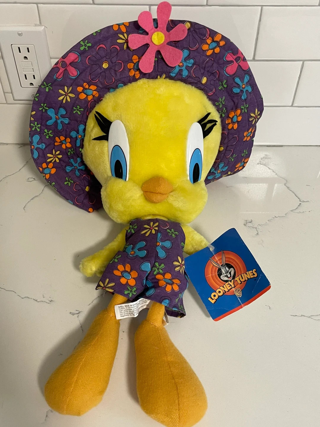 Vintage 1998 Warner Brothers Looney Tunes Tweety Bird Plush Stuffed Large 27 - Etsy | Etsy (US)
