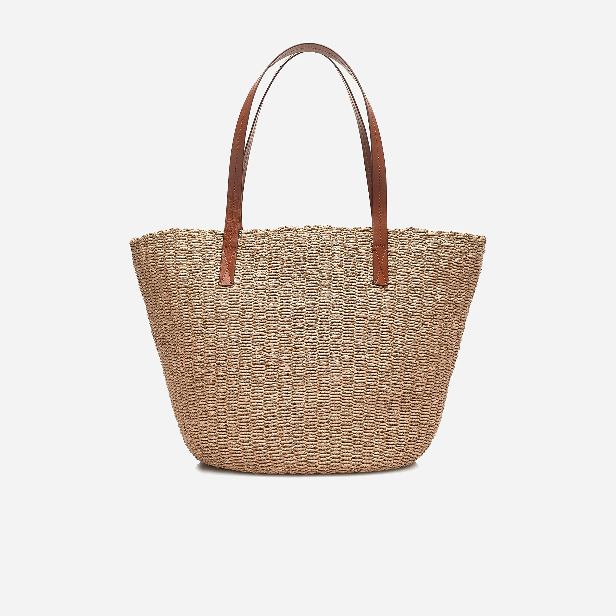 Woven straw market tote | J. Crew US